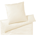 Bettwäsche-Set Mako-Satin Hamburger Streifen Natur