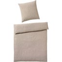 elegante Bettwäsche-Set Halbleinen Breezee Sand
