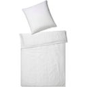 elegante Bettwäsche-Set Halbleinen Breezee Weiß