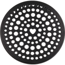 Coperchio in Metallo con Portafiori - Nero