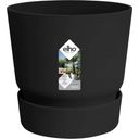 elho greenville Pot Round 40 cm - Negro vivo