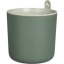 elho happy herbs 14cm - laneno bela - listnato zelena