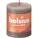 bolsius Rustieke Stompkaars - 8/6,8cm - Rustiek taupe