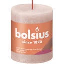 bolsius Candela Rustica 8/6,8 cm - rosa nebbioso