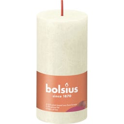 bolsius Vela Rústica 10/5 cm - perla