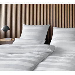 elegante Bettwäsche-Set Jacquard En Bloc Weiß
