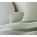 elegante Bettwäsche-Set Musselin Smooth Pistazie