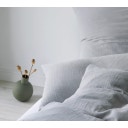 elegante Bettwäsche-Set Musselin Smooth Stein
