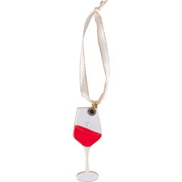 Eulenschnitt Baumschmuck - Weinglas - 1 Stk