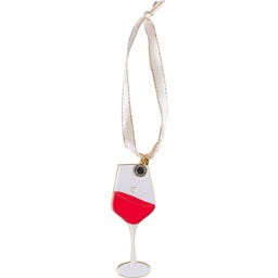 Eulenschnitt Décoration de Noël – Verre de Vin - 1 pcs