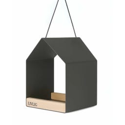LIVLIG Vogelhaus Metall - anthrazit