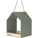 Livlig53 Kovinska ptičja hišica - mahasto siva