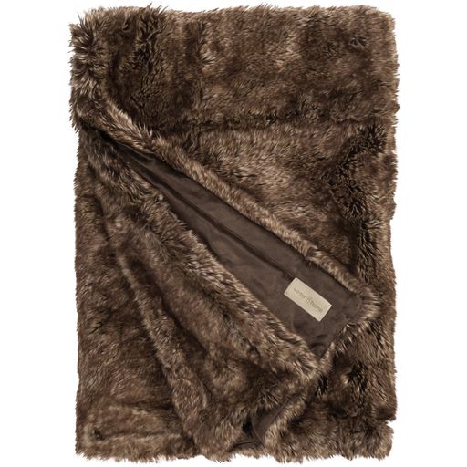 Winter Home Brown Bear Plush Blanket
