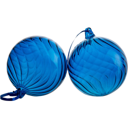Byon Opacity - Bolas de Navidad, Grandes - Azul
