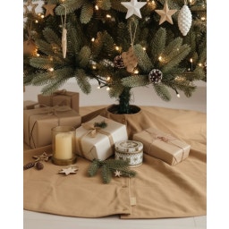 Livlig Gonna per Albero di Natale - Beige-Marrone