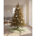 Livlig53 Jupe de Sapin de Noël - beige-sauge