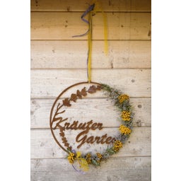 Badeko Rust Patina Sign - Kräutergarten - 1 item