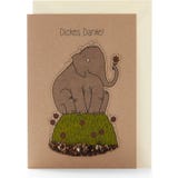 Biglietto d'Auguri con Carta Semi - Dickes Danke