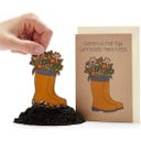 Blühende Grußkarte