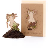 "Hurra, der Fr&uuml;hling kommt" Floral Greeting Card