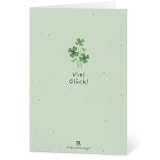Seed Paper Greeting Card - Viel Glück