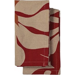 sagaform Edith Tea Towel - bordeaux - 1 item