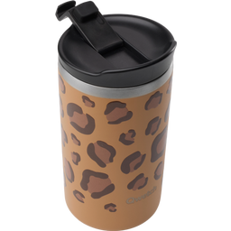Qwetch Travel mug isotherme inox - Wild - 350ml - Camel