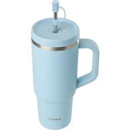 Insulated Travel Cup Inox - Matt - 900 ml - Pastel blue
