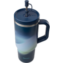 Qwetch Travel cup isotherme inox - Aura - 900ml - Midnight blue