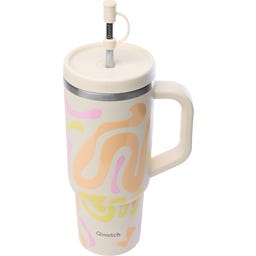 Insulated Travel Cup Inox - Waves - 900 ml