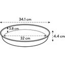 elho loft urban saucer round 34 - ocra