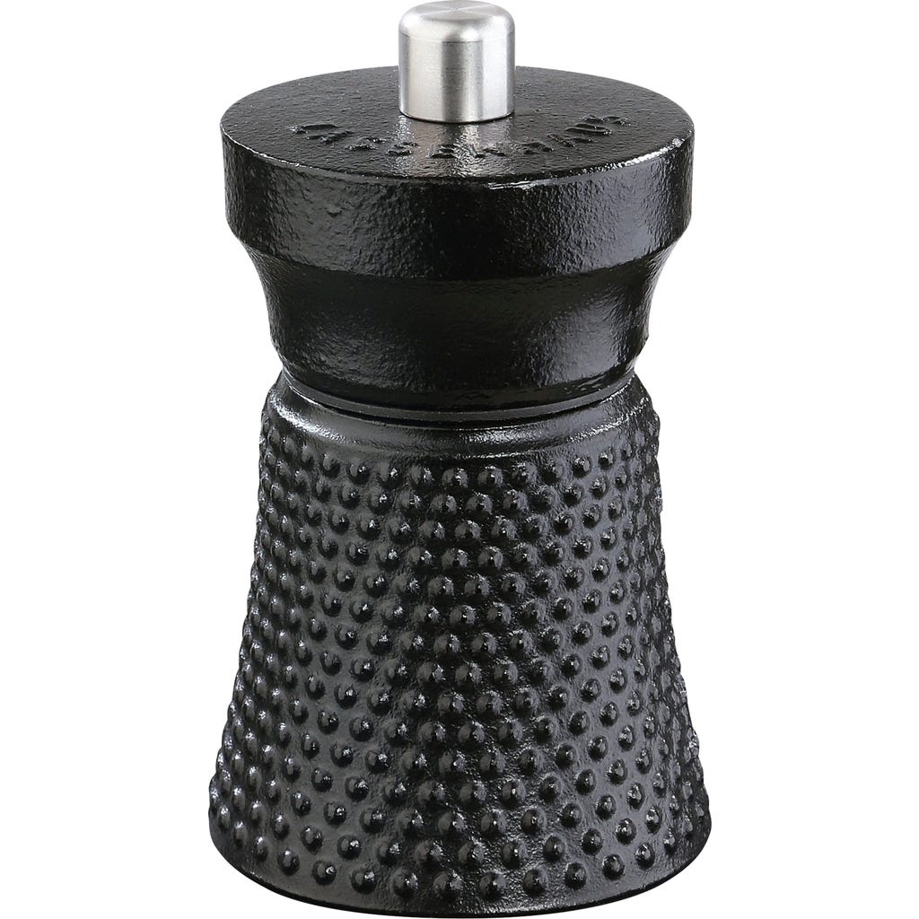 Black Cast Iron Pepper Mill with Ceramic Grinder by Zassenhaus