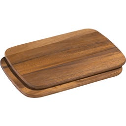 Acacia Wood Breakfast Boards, 2-piece set - 1 set