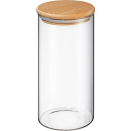 Zassenhaus Glass Jar with Wooden Lid - 1300 ml