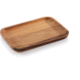 Zassenhaus Vassoio per Snack in Acacia - 26 x 17 cm