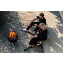 höfats MOON 45 Fire Bowl with Low Base - All Black