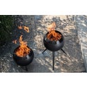 höfats MOON 45 Fire Bowl with High Base - All Black