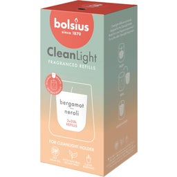 bolsius CleanLight refill candles 2 pack - Bergamot & Neroli