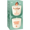 Paquete de 2 velas de repuesto CleanLight ScentMax - Bergamot & Neroli