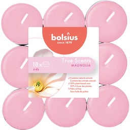 bolsius True Scents Duft-Teelichter 4h (18 Stk.) - Magnolie