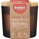 bolsius True Joy Scented Candle with a Cork Lid