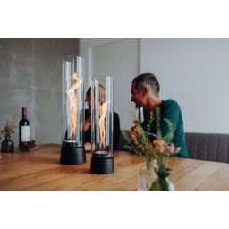 höfats Cheminée de Table SPIN air 1200 - noir mat