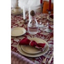 sagaform Serviette Edith - bordeaux