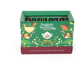 Te Adventskalender “Christmas Countdown” Grön, Ekologisk - 25 tepåsar