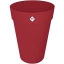 Ozek okrasni lonec loft urban 35, gledališko rdeča