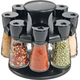 K&uuml;chenprofi Gew&uuml;rzkarussell RONDO 8 Gl&auml;ser, schwarz