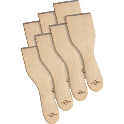 Küchenprofi Raclette Wooden Scrapers, Set of 8 - 1 item