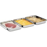 K&uuml;chenprofi Set de Panure, 3 pi&egrave;ces
