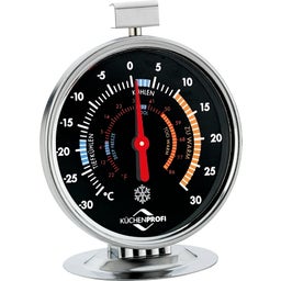 Gefrier-/Kühlschrank-Thermometer, schwarz - 1 Stk