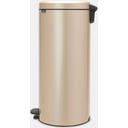 Cubo de Pedal Newicon, 30 Litros, con Cubo de Plástico - Champagne